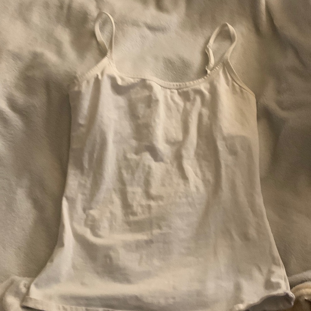 Pact shelf bra white cami